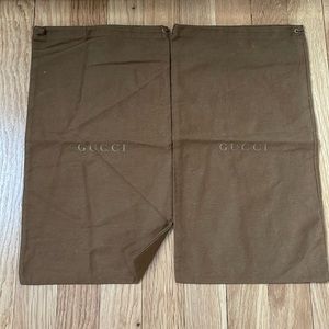 Preowned Authentic Gucci Shoe Dust Bags